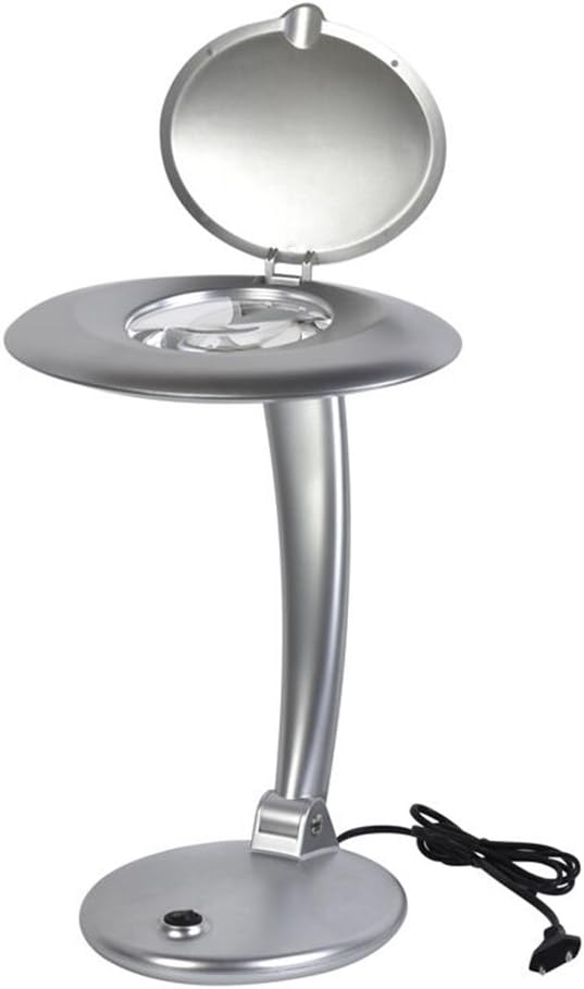 DFHHG® Magnifeir,Desktop Magnifying Glass 21 * 49 * 20cm With Led Lights Old Man Read Table Lamp Pluggable Power Supply easy to carry