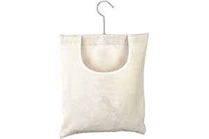 Clothes Pin Hanging Bag 10.5x12.5in Oxford Cloth Clothespin Bag Hanging Clothes Pins Holder with 360 Degree Rotatable Hook fo