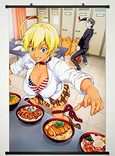 Shokugeki no Souma Wall Scroll Poster Fabric Painting for Anime Ikumi Mito 015 L