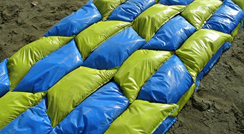 Sand Bags - The Better Sand Bag, Ten Pack, Wide Mouth Easy Fill, Uses Less Sand, Interlocks for Strength