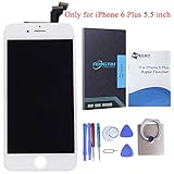 SZHSRLCD LCD Display Screen Replacement Full Set Kit with Touch Screen Digitizer Assembly for iPhone 6 Plus 5.5 inch (White)