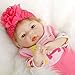 SanyDoll Reborn Baby Doll Vinyl Newborn Baby 22inch 55cm Lovely Lifelike Cute Baby Boy Toy Peach red Set Doll