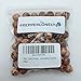 100pc 12mm Painted Pattern Barrel Wooden Beads Beading Supplies