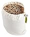 Colony Co. Reusable Bulk Food Bags, Set of 6 - Assorted Sizes, Certified Organic Cotton Muslin, Tare Weight Label, Washable, Double-Drawstring Design, Recyclable Packaging, Zero Waste
