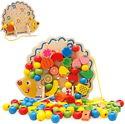 montessori threading toy