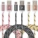 Type C Cable ESEEKGO 3Pack for LG G5 Cable Charging Power Line Nylon Charger Cables for huawei P9 New Apple MacBook,Nexus 5X (3M/10Ft Gold+Pink+Grey)