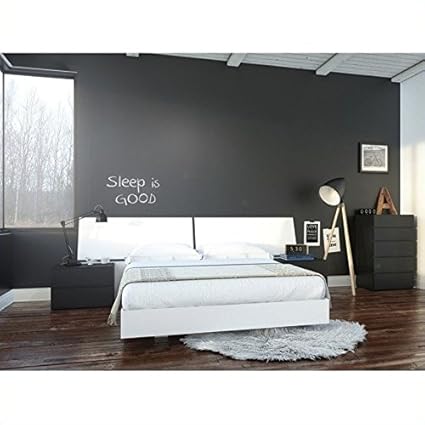 Amazon Com Nexera Melrose 5 Piece Queen Bedroom Set In