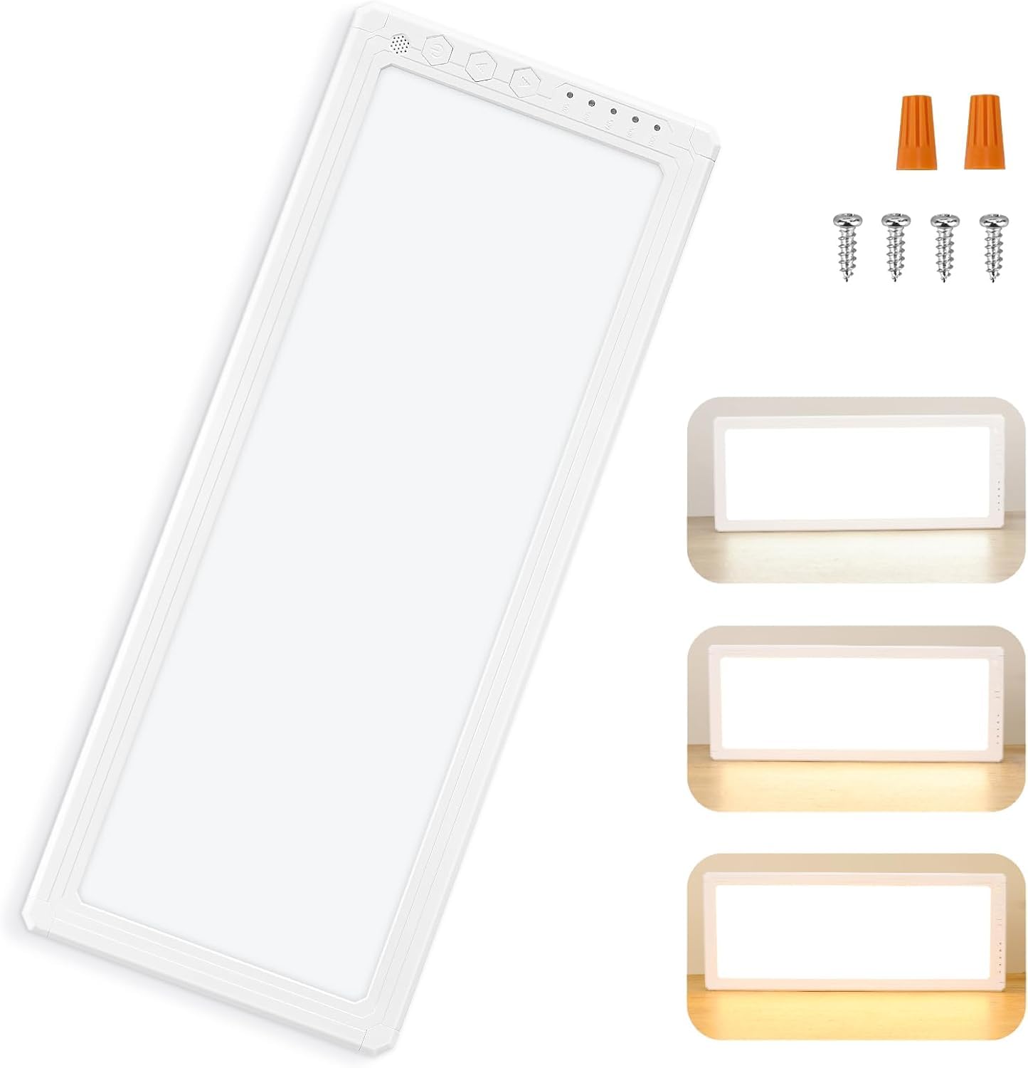 Photo 1 of Kohree Dimmable RV Interior Light 12V 16.7" x 6.6", 1500 Lumen RV LED Ceiling Lights, 5 Levels of Dimming, 3 Color Temperature, 2900-6500K, Lights Fixtures for Car/Trailer (American, 1)