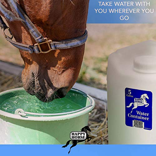 Happy Horse 5 Gallon Water Container for Portable Drinking Water Storage and Food Storage