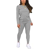 Nimsruc Two Piece Outfits For Women Casual Jogging Suit Sweatsuits Sets
