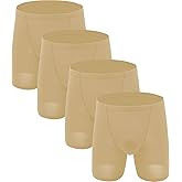 iKingsky Men's Long Leg Boxer Briefs Seamless Front Breathable Trunks Stretch Men Undepanties