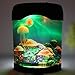 Jellyfish Lamp Aquarium Simulation Background Glowing Night Light Artificial Jellyfish Swimming Tank Color Changing Mood Lighting Home Decoration Birthday Gift for Kids