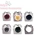 Kelly's Luxury SOft Faux Fox Fur Pom Pom Keychain Bag Purse Charm Silver Ring Fluffy Fur Ball PACK OF 12 (winter-12pack)