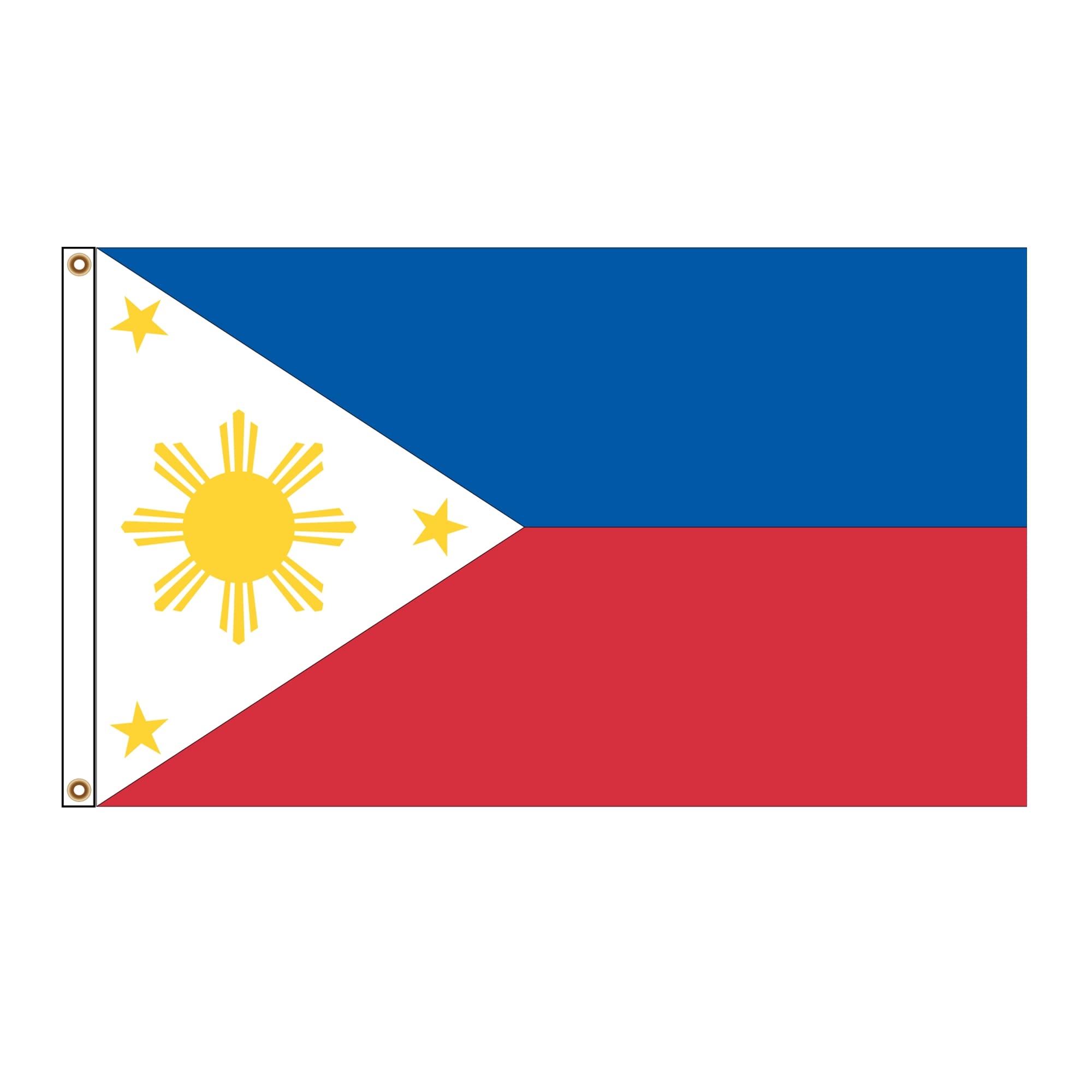PinkDisplay Aisa flag (Philippines)3x5ft(90x150cm) eyelets and double stitches
