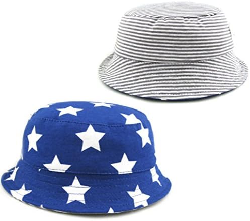 Star Pattern Sun Caps 2-in-1 Baby Sun Hats Baby and Toddler Girls and Boys