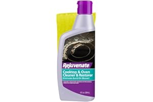 Rejuvenate Glass and Ceramic Cooktop and Oven Cleaner and Restorer – 10 Ounce Oven Cleaner Includes Free Applicator Pad – Eli
