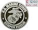 Aluminum Grave Marker Marine Corps, Cemetery Memorial Flag Holder, Veteran Plaque, Made In USA