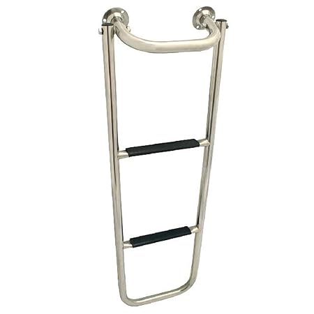 Badeleiter Bootsleiter Edelstahl 4 Stufen klappbar 270x900mm