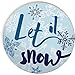 Angelstar Classic Christmas Assorted Round Absorbent Coasters (Set of 4), 4
