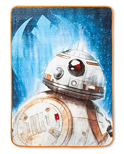 Star Wars BB-8 Blue & Orange Throw Blanket (46