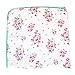 ADDISON BELLE Dream Everything Blanket - 100% Muslin Cotton - Oversized 47 inches x 47 inches - Premium 4 Layer Blanket (Flower)