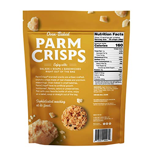 ParmCrisps Party Size Everything Cheese Parm Crisps, Made Simply with