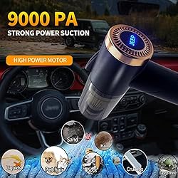 KIKIMO Car Vacuum Cleaner for Jeep, Foldable