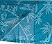 Hawaiian Shirt 35 Mens Bamboo Tree Print Beach Aloha Party Holiday Turquoise XL