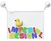 Bath Toy Organizer & Includes 3 BONUSES +, Bathroom Accessories For Baby/Kids, Mesh Storage Bag Netting Helps Minimize Mold, Mildew + 4 Super-Strength Hooked Suction Cups + Ducky!