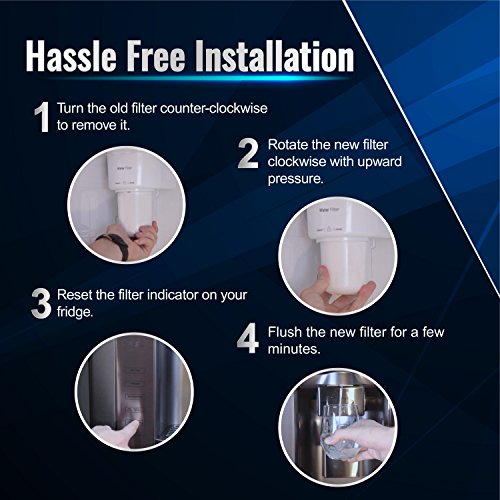 Waterspecialist DA29-00003G Refrigerator Water Filter Replacement for Samsung DA29-00003G, DA29-00003B, DA29-00003A, HAFCU1, 2 Pack - Thumbnail 6