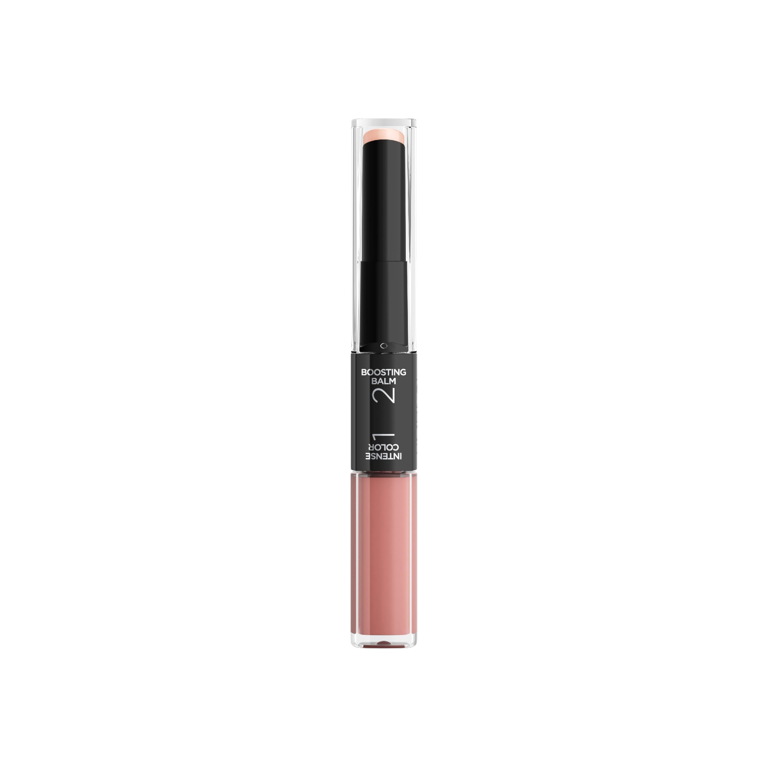 L’Oréal Paris Lipstick, Infallible 24H 2-Step Lipstick, Longwear Intense Color & Shimmer Gloss, With Hyaluronic Gel, Transfer-Proof & Plumping Finish, Dual-Ended, Shade: 803 ETERNALLY EXPOSED — image 1