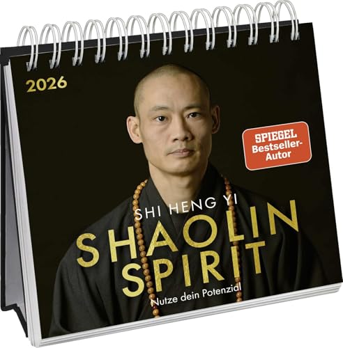 Postkartenkalender 2026: Shaolin Spirit: Nutze dein Potenzial | Wochenkalender zum Aufstellen, Tischkalender mit Spiralbindung & 53 Postkarten zum Heraustrennen