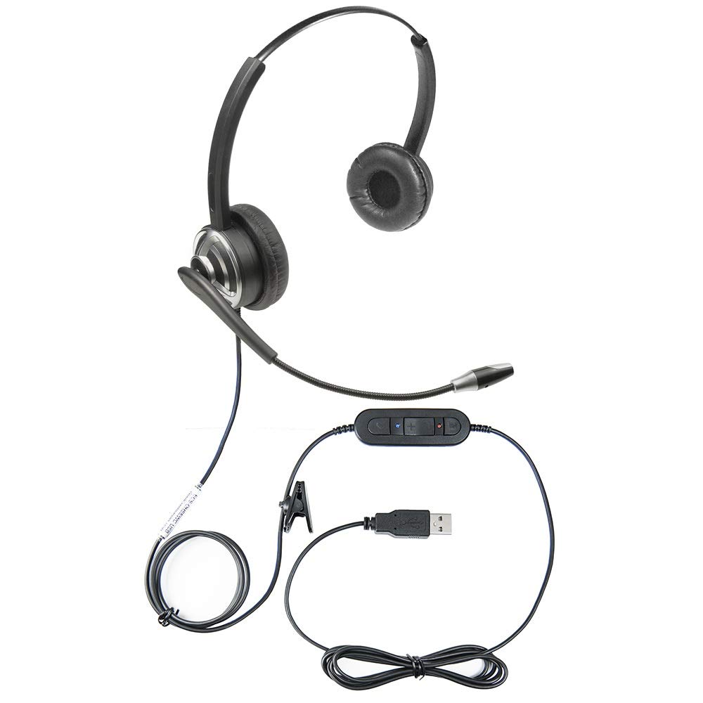 Amazon.com: Professional WordCommander Voice to Text USB Voice Recognition  Dual Speaker Headset with Noise Cancelling Boom Microphone: Computers & ...