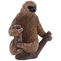 Mojo Fun 387180 Two Toed Sloth - Realistic International Wildlife Toy Replica - New for 2013!