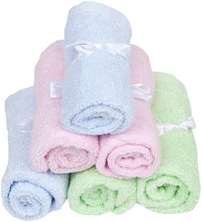 Bamboo Cloth Wipes - 100% Organic Baby Washcloths by THE BLUSHING BABY