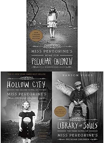Miss Peregrine's Peculiar Children Collection Ransom Riggs 3 Books Bundle (Miss Peregrine's Home for Peculiar Children,Library of Souls: The Third Novel of Miss Peregrine's Peculiar Children ,Hollow City: The Second Novel of Miss Peregrine's Children)