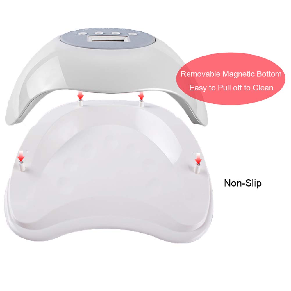 60W Gel Nail Lamp UV LED Dryer Curing Lamps Light Fingernail & Toenail Polish Art Professional by Snow Eagle-L