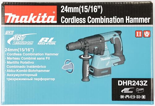 Makita DHR243Z Akku-Kombihammer (ohne Akku, ohne Ladegerät, ohne Staubabsaugung) 18V