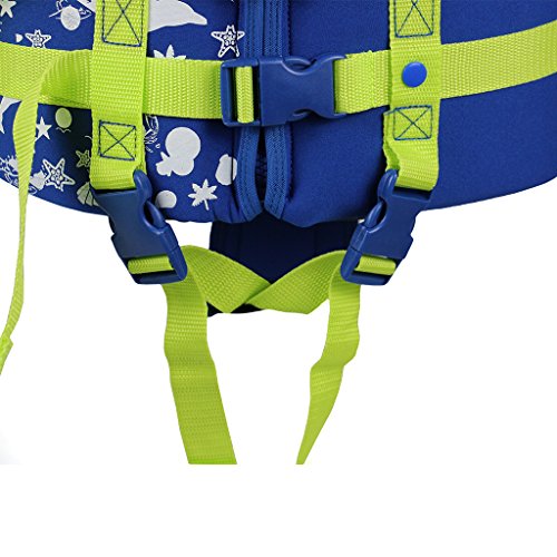 IvyH Kids Swimming Vest - Children Kids Float Jacket Vest Swimming Training Floating Swimsuit Buoyancy Swimwear Swimming Aid Vest - Thumbnail 4