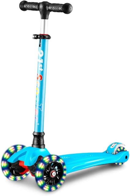 patinete 3 ruedas luces