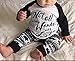 Newborn Baby Kids Boys Star Elephant Letter Print Tops+Pants Spring Fall Outfits