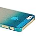 eForCity® Clear Sky Blue Waterdrop Raindrop Hard Case Compatible with Apple® iPhone® 5