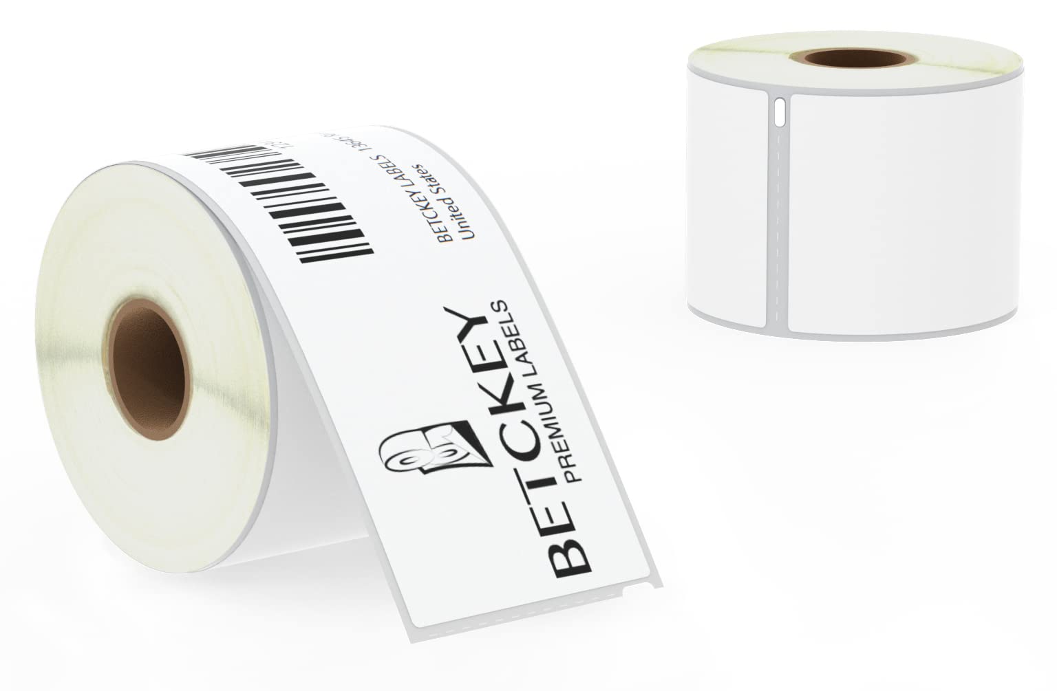 BETCKEY - 2 Rolls 99019 Self-Adhesive Labels Compatible with DYMO S0722480, 59mm x 190mm, 300 Lever Arch File Labels Compatible with DYMO LabelWriter 450, 4XL, NOT Fit 550 or 5XL