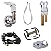 UPC Certified Salon Shampoo Bowl Salon Sink Faucet, Sprayer & Vacuum Breaker OMWAH SU-94 (1)