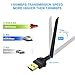 EDUPLINK WiFi Adapter ac 1300Mbps Wireless USB Adapter 5GHz/2.4GHz Dual Band 1200Mbps USB Adapter 2dBi External Antennas Supports Windows XP,Win Vista,Win 7,Win 8.1, Win 10,Mac OS X 10.6-10.13