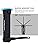 Lampe De Travail LED Rechargeable 800 Lumens - 5 Modes, Base Magnétique, USB - Pour Bricolage, Garage, Dépannage Auto