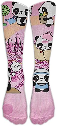 Funny Kawaii Panda Unisex Athletic Tube Stockings Knee High Socks Long Sock Sock