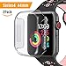 Piero Lorenzo for Apple Watch 44mm Screen Protector iWatch 4 case 2018 New Overall Protective Case TPU HD Clear Ultra-Thin Cover for Apple Watch Series 4 -Packs of 2