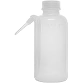 EISCO Wash Bottle, 500ml - Polyethylene - Translucent, Unbreakable - Screw Cap with Down Spout for Dispensing Liquid Labs