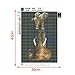 Bduco Elephant Reflection 5D Diamond Painting Full Drill, Embroidery Painting DIY Painting Halloween Home Decor